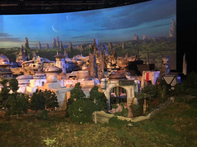 Illustration for article titled Here's Your First Look at an Insanely Detailed Model of Disney's Star Wars Land (UPDATED)